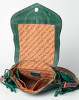 American Darling Messenger Hand Tooled Genuine Leather women bag western handbag purse