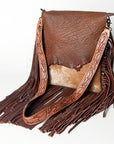 American Darling Cross Body Hair On Genuine Leather women bag western handbag purse