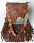American Darling ADBGZ143A Cross Body Hair On Genuine Leather women bag western handbag purse