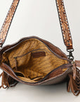American Darling ADBGZ256B Crossbody Genuine Leather Women Bag Western Handbag Purse