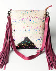 American Darling ADBGZ344A Cross Body Hair On Genuine Leather women bag western handbag purse
