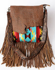 American Darling Cross Body Saddle Blanket Genuine Leather women bag western handbag purse
