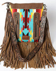 American Darling Cross Body Saddle Blanket Genuine Leather women bag western handbag purse
