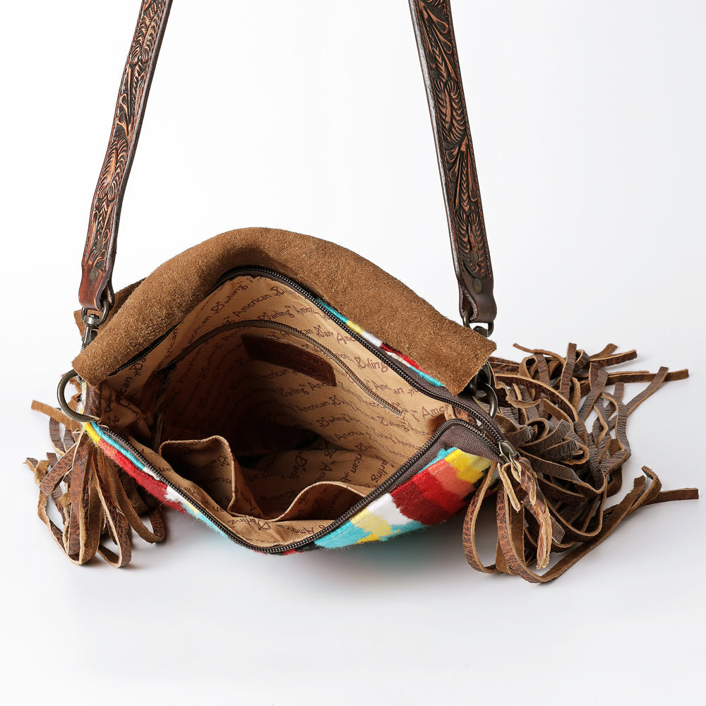 American Darling Cross Body Saddle Blanket Genuine Leather women bag western handbag purse