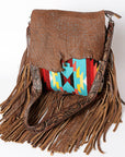 American Darling Cross Body Saddle Blanket Genuine Leather women bag western handbag purse