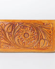 American Darling Wallet Hand Tooled Genuine Leather Women Bag Western Handbag Purse
