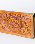 American Darling Wallet Hand Tooled Genuine Leather Women Bag Western Handbag Purse