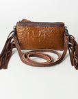 American Darling Coin Purse Hand Tooled Genuine Leather women bag western handbag purse