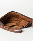 American Darling ADBG768 Wristlet Hand Tooled Genuine Leather women bag western handbag purse