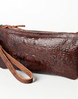 American Darling ADBG768 Wristlet Hand Tooled Genuine Leather women bag western handbag purse