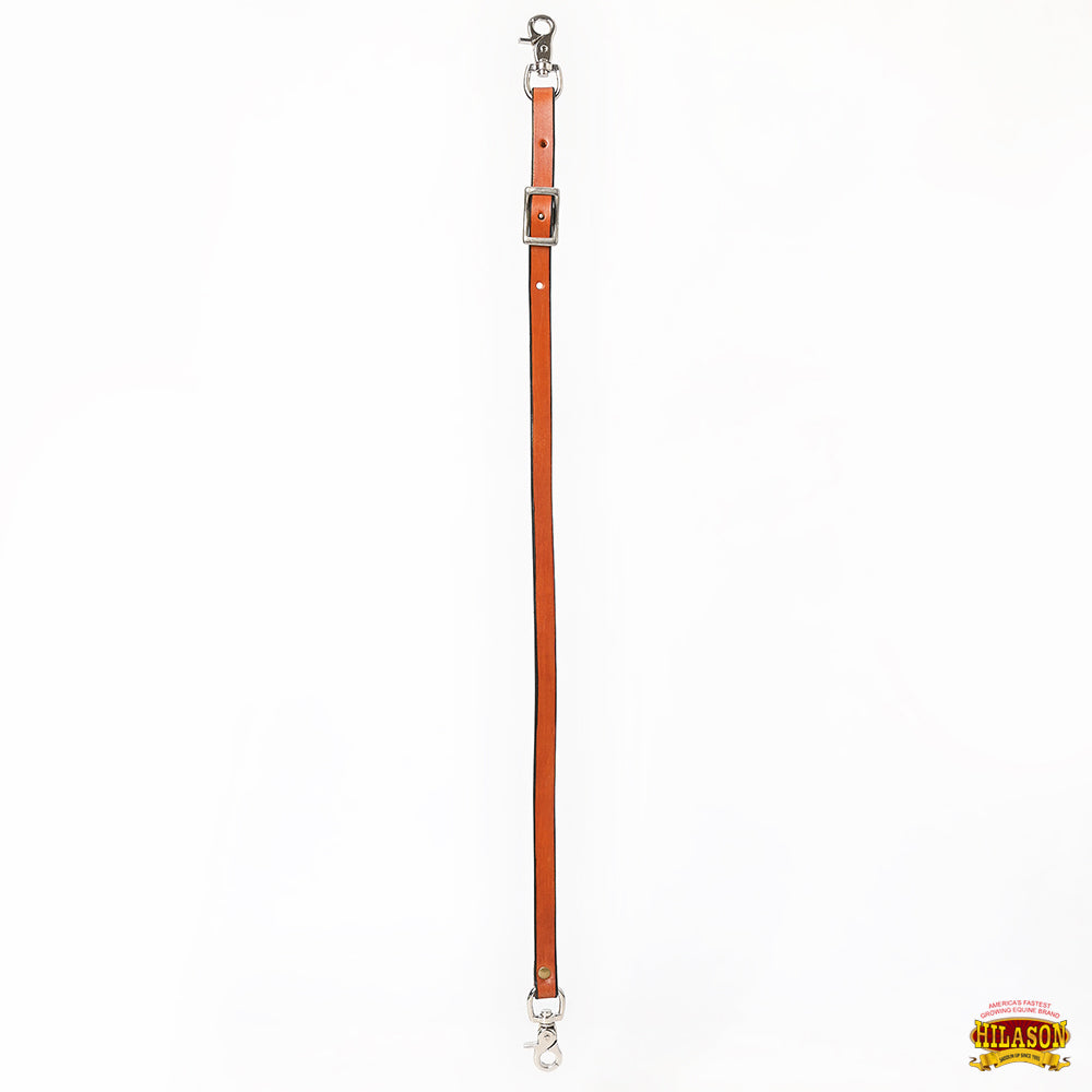 Hilason Horse Adjusts 3/4&quot; - 26&quot; Size Leather Breast Collar Wither Strap