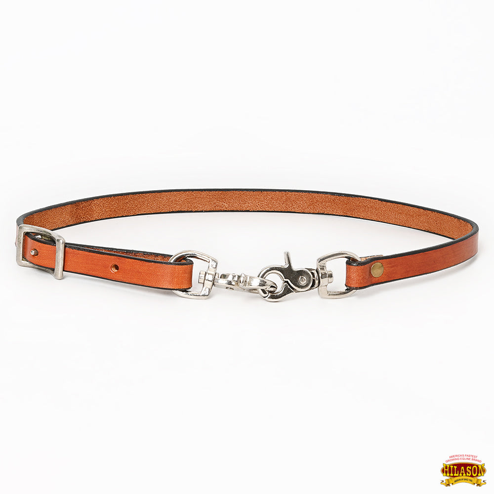 Hilason Horse Adjusts 3/4&quot; - 26&quot; Size Leather Breast Collar Wither Strap