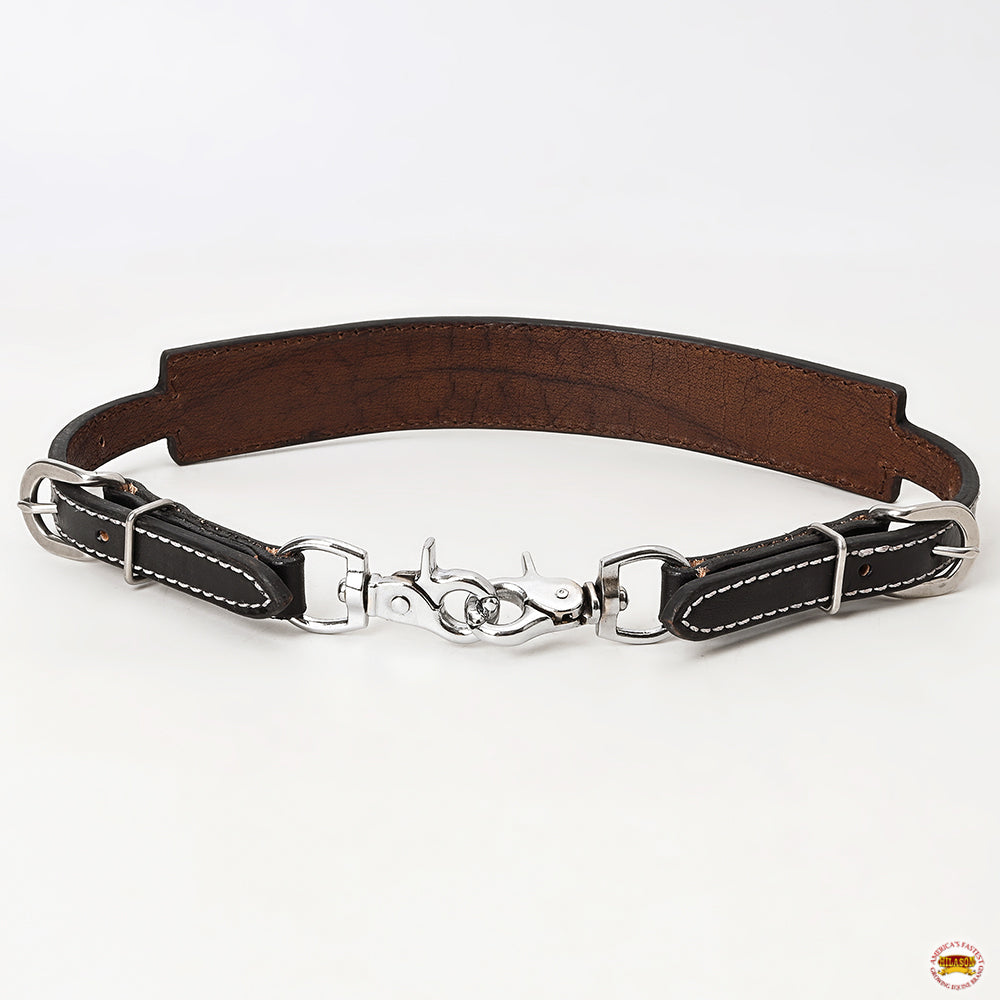 Hilason Horse Adjusts 24&quot; - 27&quot; Size Leather Breast Collar Wither Strap