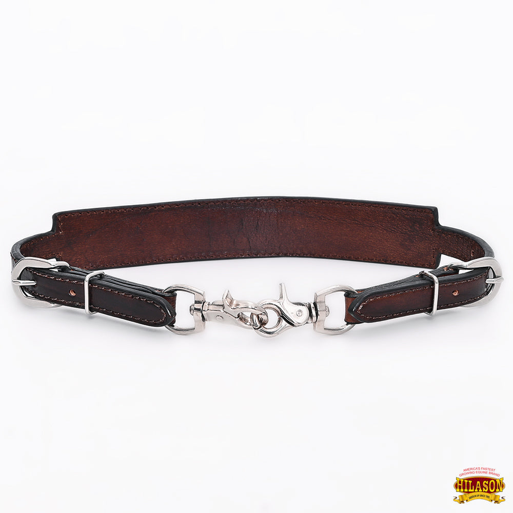Hilason Horse Adjusts 24&quot; - 27&quot; Size Leather Breast Collar Wither Strap