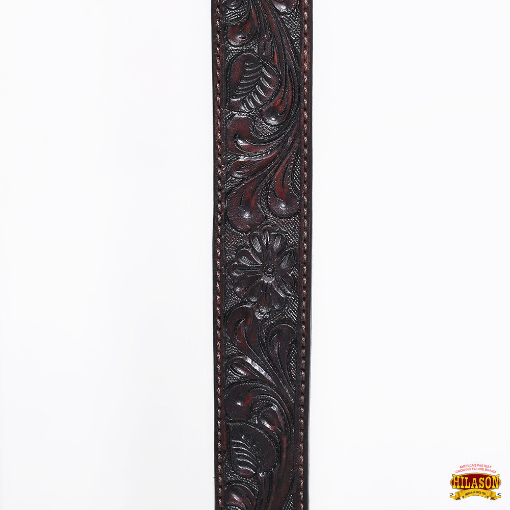 Hilason Horse Adjusts 24&quot; - 27&quot; Size Leather Breast Collar Wither Strap