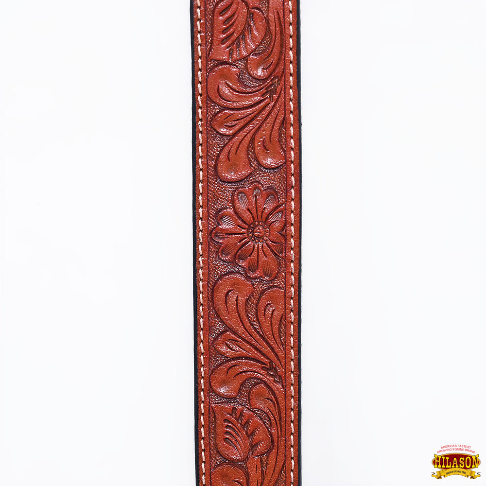 Hilason Horse Adjusts 24&quot; - 27&quot; Size Leather Breast Collar Wither Strap