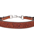 Hilason Horse Adjusts 24" - 27" Size Leather Breast Collar Wither Strap