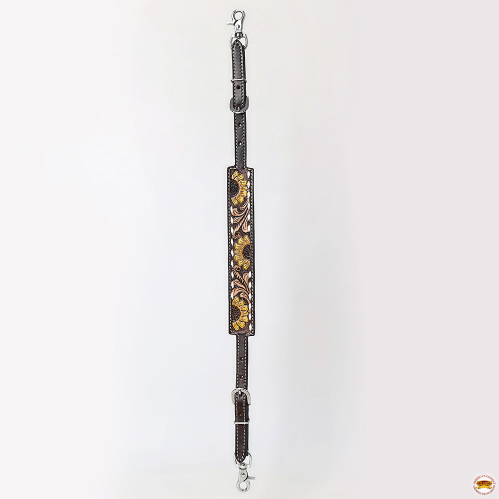 Hilason Western Horse Tack Set American Leather Sunflower