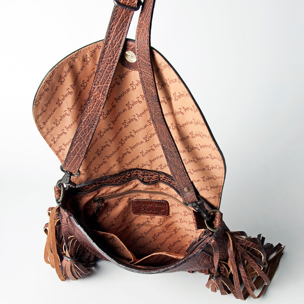American Darling ADBGZ481 Crossbody Hand Tooled Genuine Leather Women Bag Western Handbag Purse