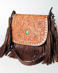 American Darling ADBGZ481 Crossbody Hand Tooled Genuine Leather Women Bag Western Handbag Purse