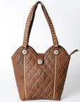 American Darling ADBGZ437A Tote Genuine Leather women bag western handbag purse