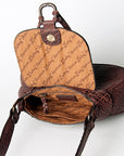 American Darling ADBGZ440A Cross Body Hand Tooled Genuine Leather women bag western handbag purse