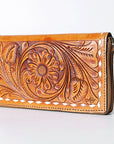 American Darling Wallet Hand Tooled Genuine Leather Women Bag Western Handbag Purse