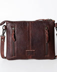 American Darling Beautifully Hand Tooled Hair-On Genuine Leather women bag western handbag purse