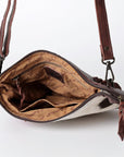 American Darling Beautifully Hand Tooled Hair-On Genuine Leather women bag western handbag purse