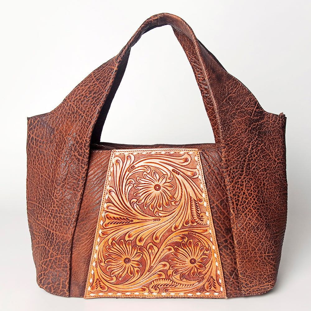 American Darling ADBGZ459A Tote Hand Tooled Genuine Leather women bag western handbag purse