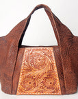 American Darling ADBGZ459A Tote Hand Tooled Genuine Leather women bag western handbag purse