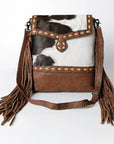 American Darling ADBGZ465A Cross Body Hair On Genuine Leather women bag western handbag purse