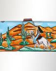 American Darling Wristlet Genuine Leather Women Bag Western Handbag Purse