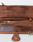 American Darling Wristlet Genuine Leather Women Bag Western Handbag Purse