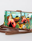 American Darling Wristlet Genuine Leather Women Bag Western Handbag Purse