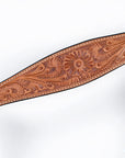 Hilason Western Horse Floral Headstall Breast Collar American Leather Tack Set
