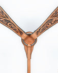 Hilason Western American Leather Horse Tack Set Tan