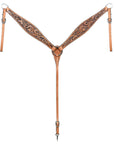 Hilason Western American Leather Horse Tack Set Tan