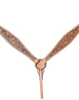 Hilason Western American Leather Horse Tack Set Tan