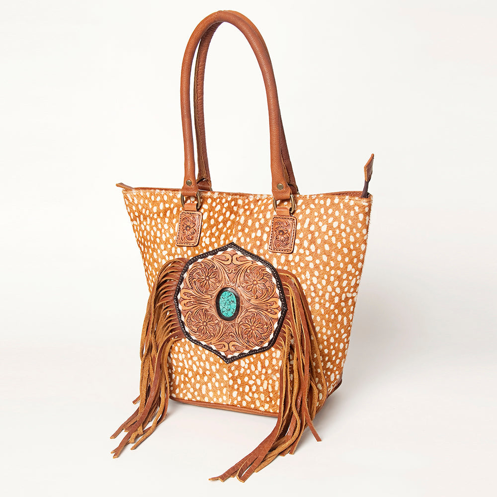 American Darling Tote Hand Tooled Genuine Leather women bag western handbag purse