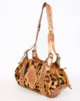 American Darling Hobo Hand Tooled Hair On Genuine Leather women bag western handbag purse