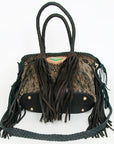American Darling ADBGD151 Tote Hair-On Genuine Leather Women Bag Western Handbag Purse