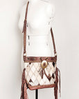 American Darling Bucket Hair On Genuine Leather Women Bag Western Handbag Purse