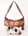 American Darling Hobo Hand Tooled Genuine Leather Women Bag Western Handbag Purse
