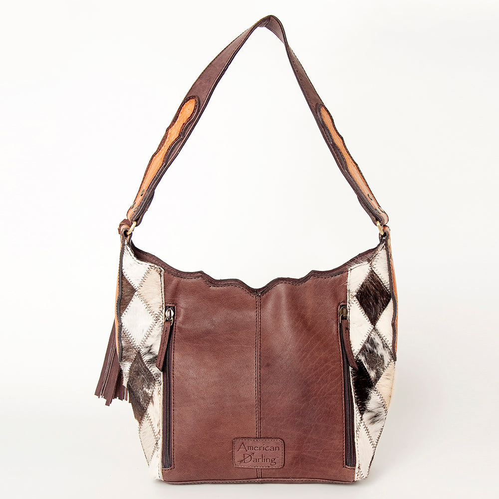 American Darling Hobo Hand Tooled Genuine Leather Women Bag Western Handbag Purse