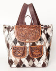American Darling Hair On Genuine Leather Women Bag Western Handbag Purse