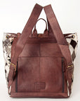 American Darling Hair On Genuine Leather Women Bag Western Handbag Purse