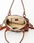 American Darling Tote Hand Tooled Genuine Leather Women Bag Western Handbag Purse