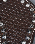 Bar H Equine Leather Spurs Straps for Adults - Western Womens Spur Straps for Horse Riding, Barrel Racing, Show, and Rodeo