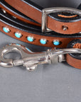 BAR H EQUINE Western Leather Horse Rein With Adjustable Buckle